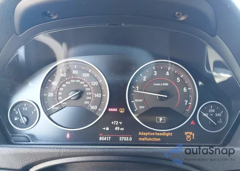 2017 BMW 430I z USA, uszkodzony, nr VIN WBA4R7C35HK896329